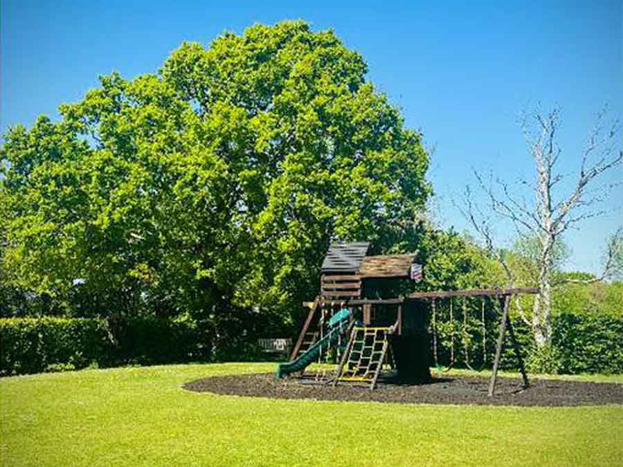 The children's play area at the Yew Tree Inn Chalvington